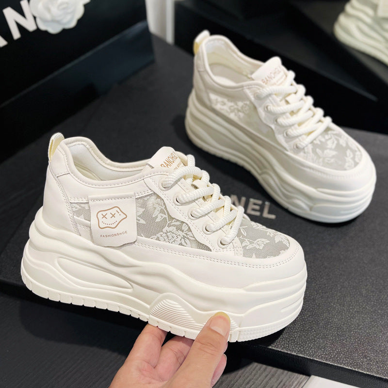 Breathable Leisure Platform Thick Bottom Hidden Casual Shoes