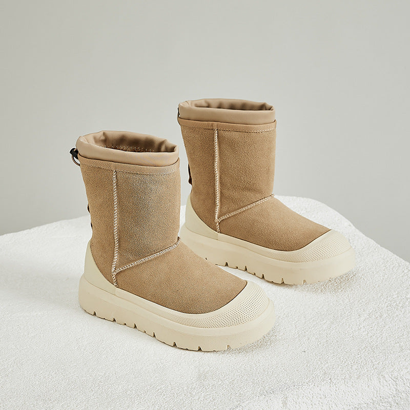 Women's & Men's Fleece-lined Warm Queen Height Increasing Fashion Sneakers