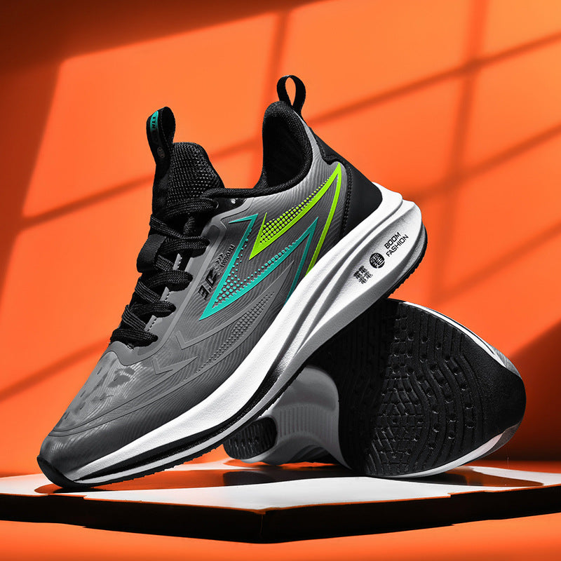 Men's Side Running Fashionable Outdoor High Elastic Sneakers