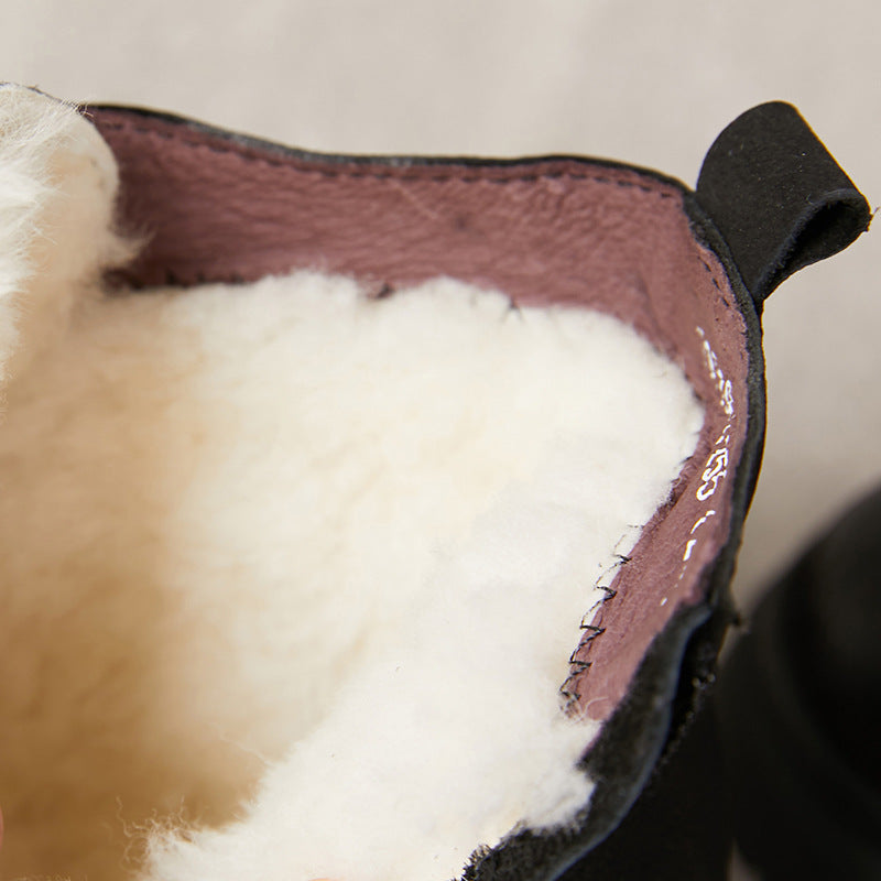 Men's Winter Comfortable Warm Thick Wool Cotton Men's Shoes