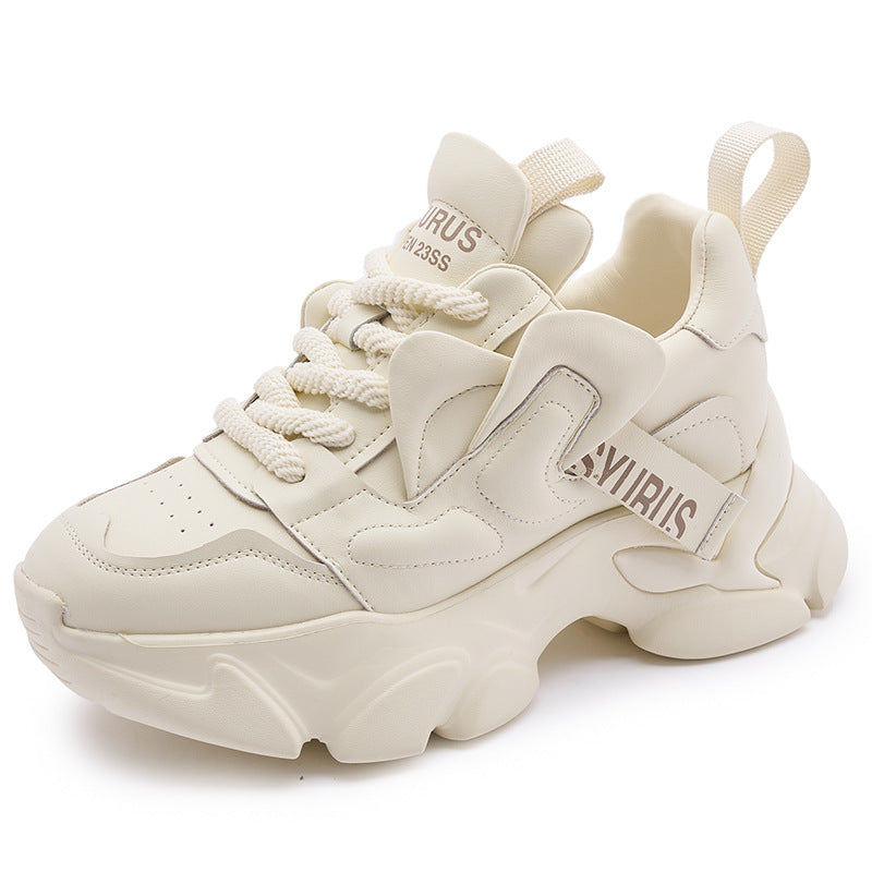 Women's Dad Small Thick-soled Versatile Fashionable Running Sneakers