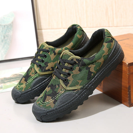 Rubber Sole Training Liberation Outdoor Construction Canvas Shoes