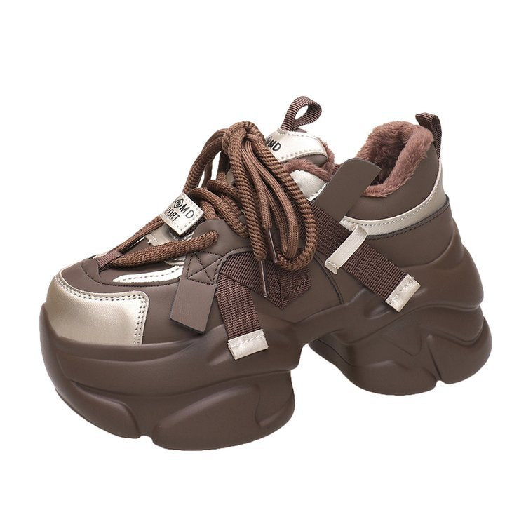 Women's & Men's Europe Mesh Thick Bottom Show Feet Men's Shoes