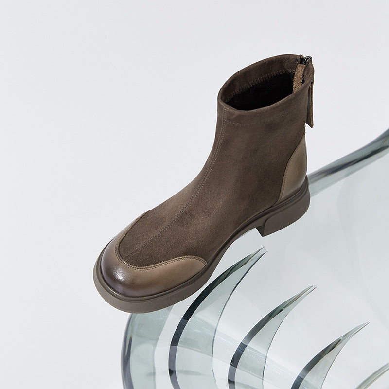 Women's Martin For Skinny Thick Bottom Elastic Boots