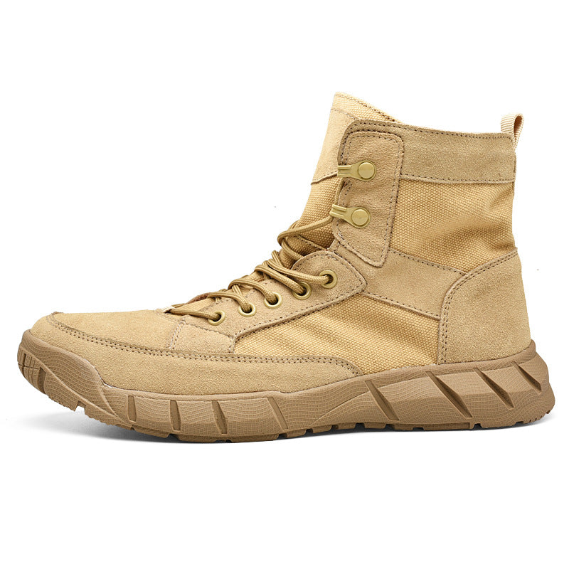 Men's British Style Middle High Top Martin Boots