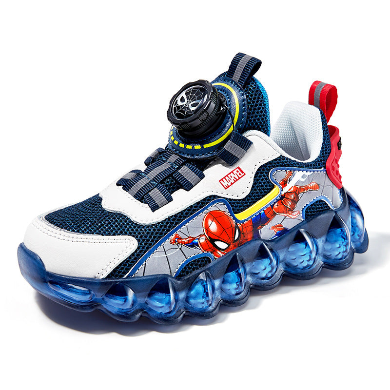 Children's Marvel Boys Summer Rotating Button Basketball Kid's Sneakers
