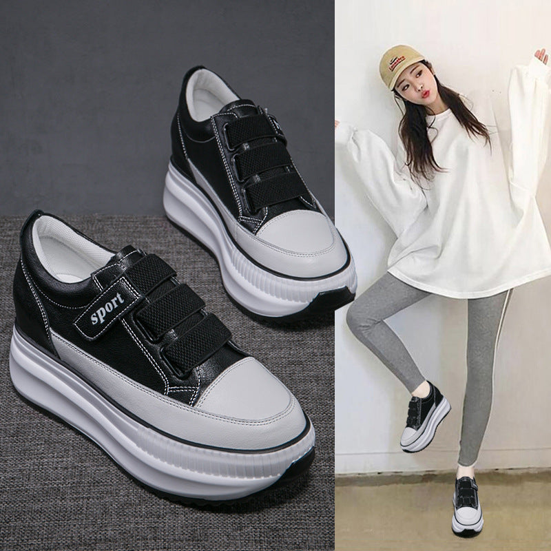 Women's Hidden White Spring Platform Sports Fashion Women's Shoes