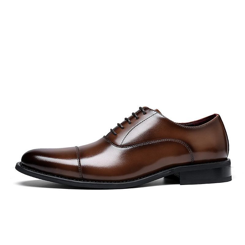 Men's Formal Three Joint Inner Height Increasing Men's Business Leather Shoes
