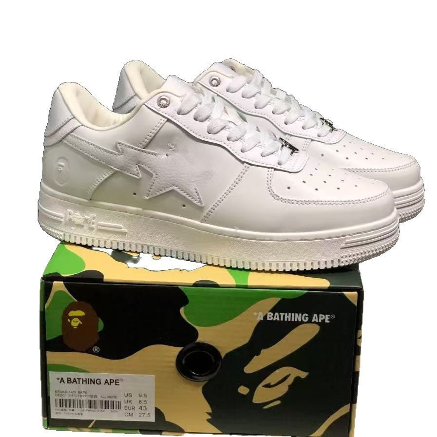 Women's & Men's Head Air Force Joint Name Black White Panda Warrior Men's Board Shoes