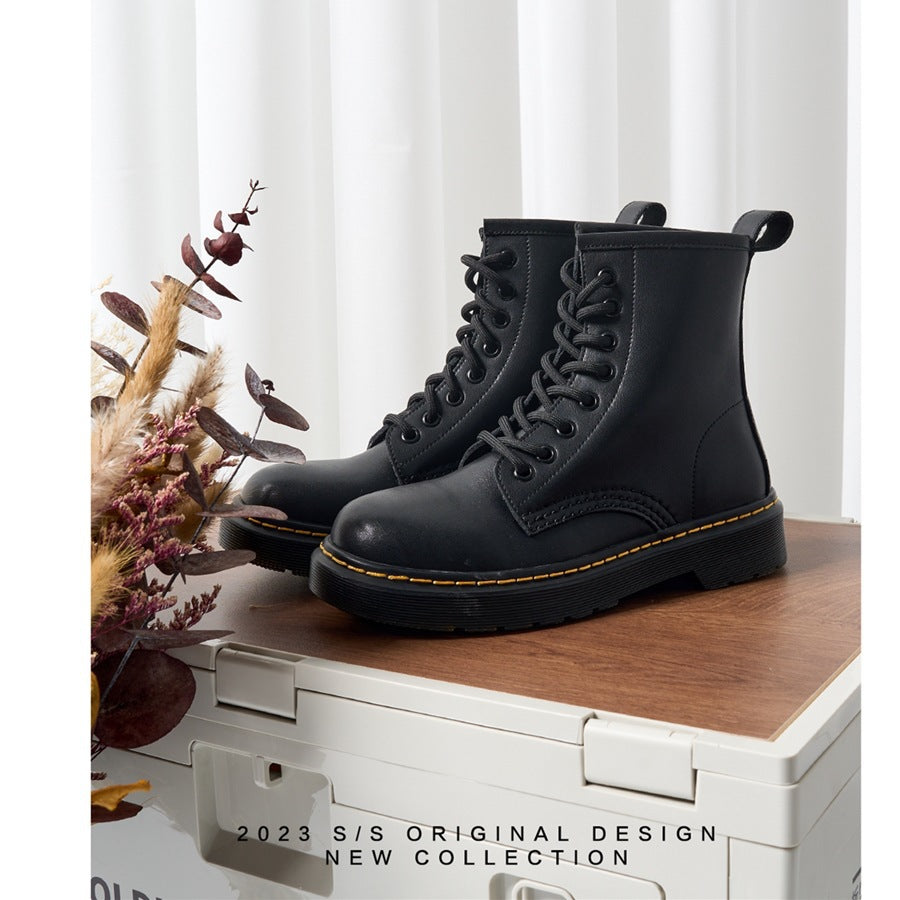 Women's Full Classic Short British Retro Soft Boots