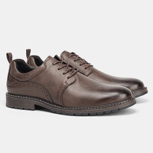 Pretty Men's Graceful Pumps Size Comfort Leather Shoes