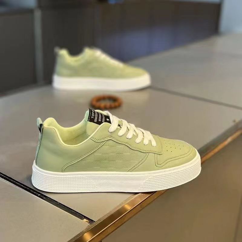 Durable Men's Spring White Trendy Sports Men's Shoes