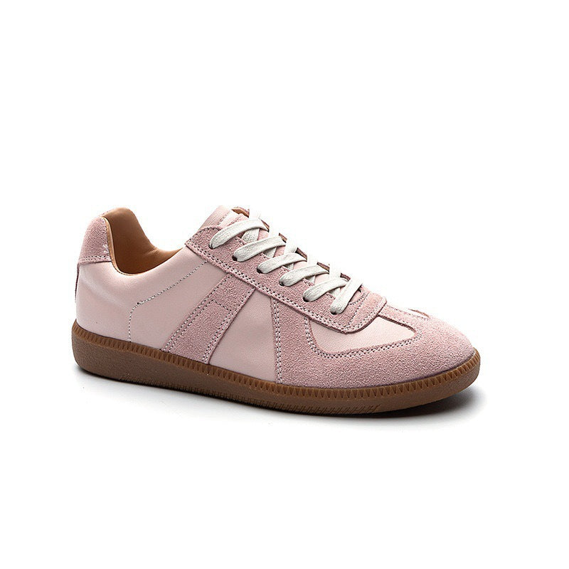 Women's Matching Korean Style Versatile Flat German Training Sneakers