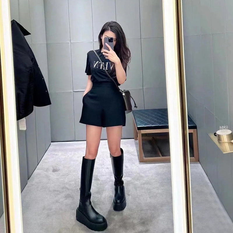 Super Thick Sole Platform High Leg Boots
