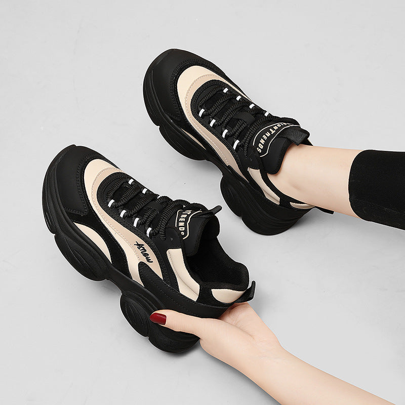 Women's Dad Thick Bottom Height Increasing Insole Women's Casual Shoes