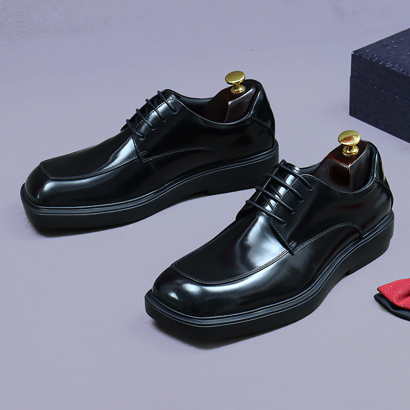 Men's Aston Cowhide Formal Wear Genuine England Style Wedding Men's Business Leather Shoes
