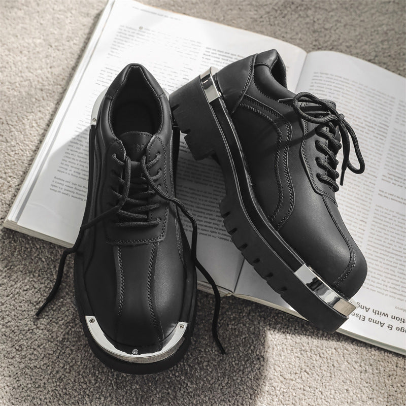 Men's Toe Spring Thick Bottom Derby Martin Men's Shoes