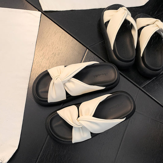Women's Beach Thick-soled Summer Outer Wear With Slippers