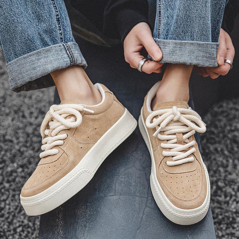 Men's Air Force Niche Suede Retro Platform Sneakers