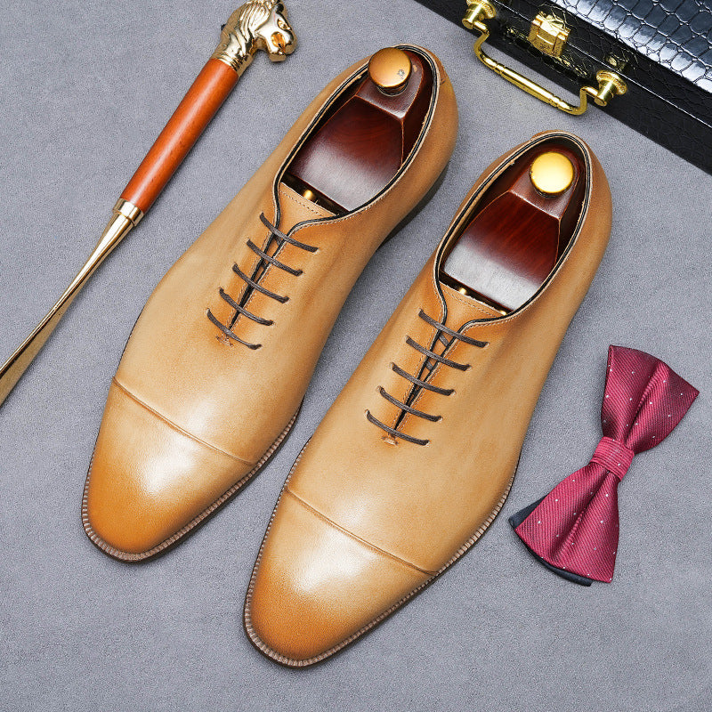 Men's Big Promotion Cow Lining Business Formal Wear Leather Shoes