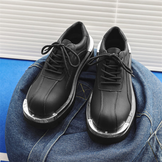 Men's Toe Spring Thick Bottom Derby Martin Men's Shoes