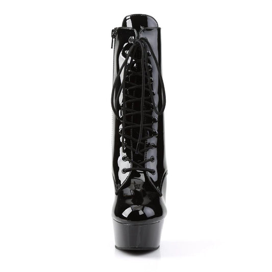 Women's Super High Stiletto Waterproof Platform Transparent Short Boots