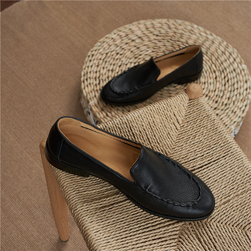 Men's Spring Good Year Handmade Genuine Slip-on Loafers