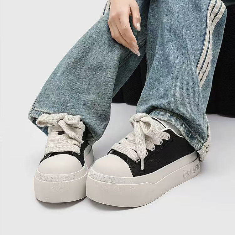 Men's Niche Skate Thick Sole Increased Fashionable Men's Casual Shoes
