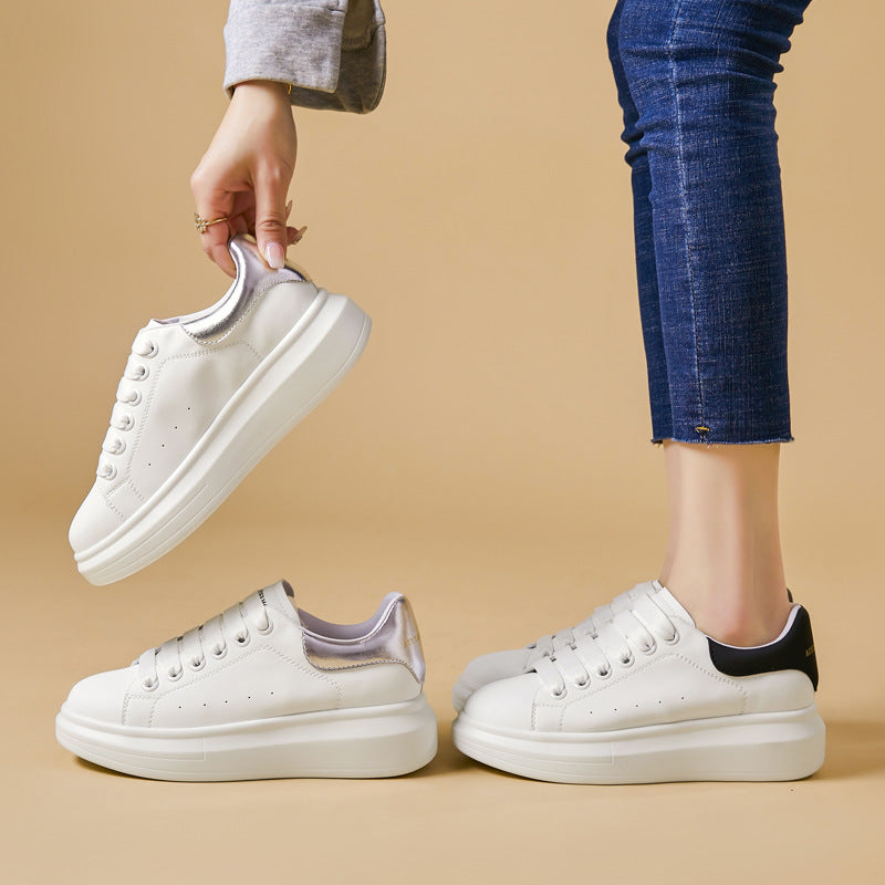 Women's Increasing Fashion Genuine Summer University Style Casual Shoes