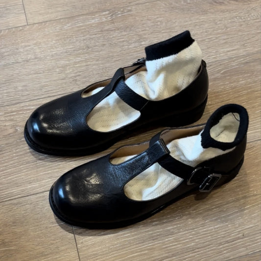 Women's Toe Mary Jane Early Autumn Retro Heels