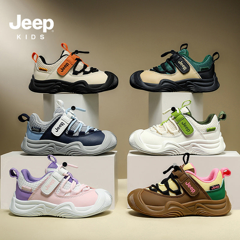 Children's Boys Mesh Surface Soft Bottom Spring Casual Shoes