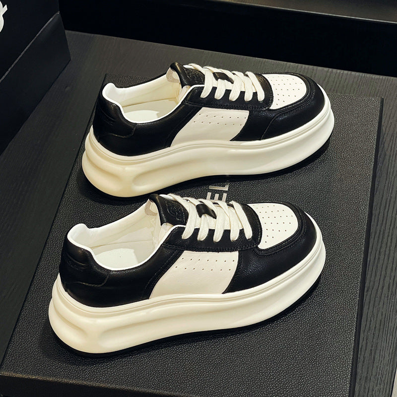 Women's Platform White Spring Sports Pumps Muffin Casual Shoes