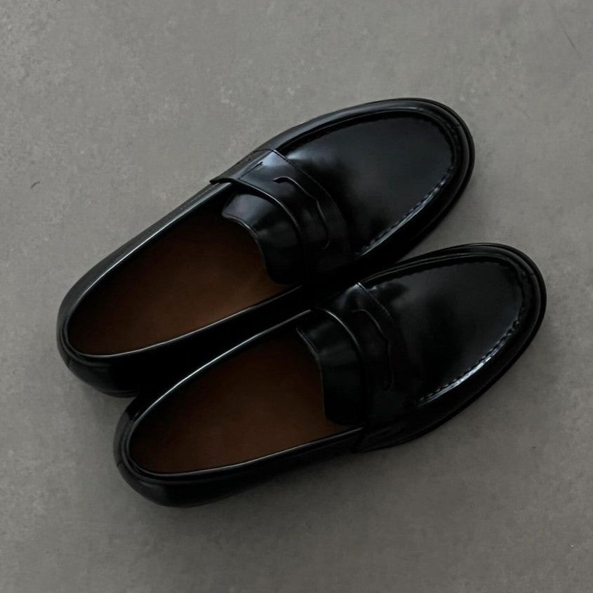 Men's Formal Business One Pedal Commuter Slip-on Platform Height Increasing Loafers