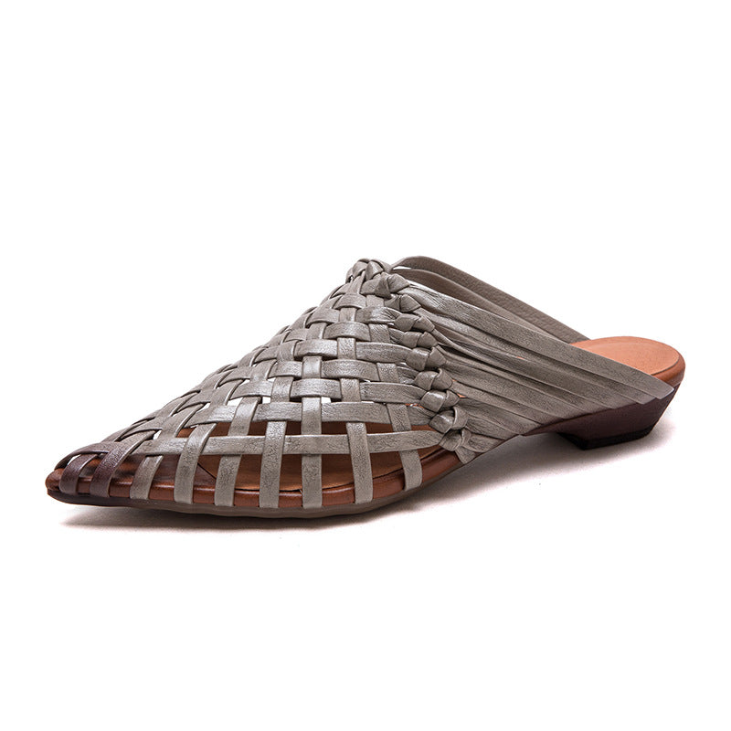 Women's Hand-woven Elegant Breathable Fashion Cattlehide Sandals
