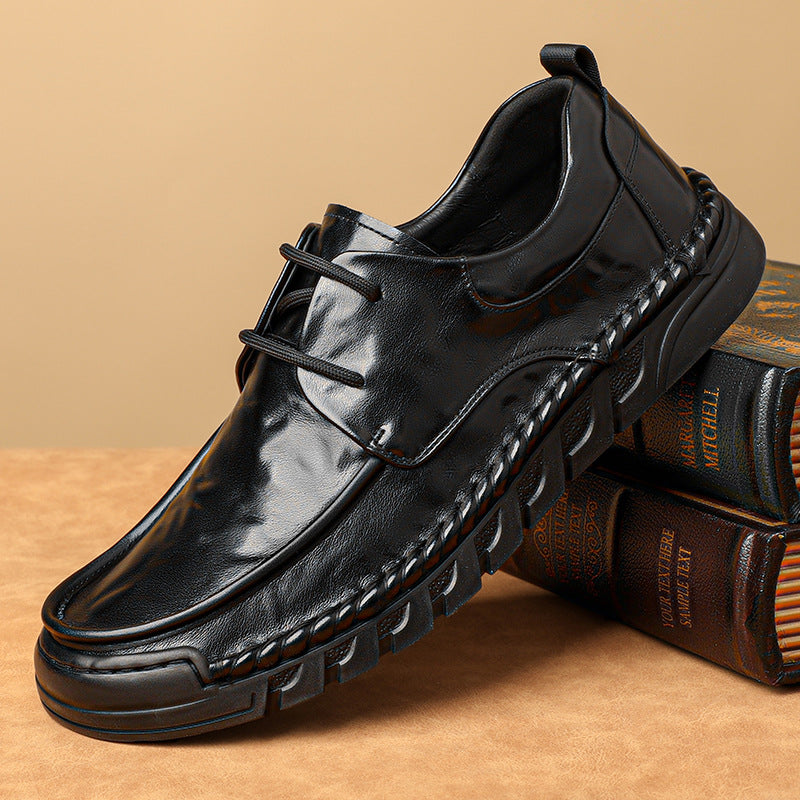 Men's Breathable Soft Bottom Perforated Hollow Loafers