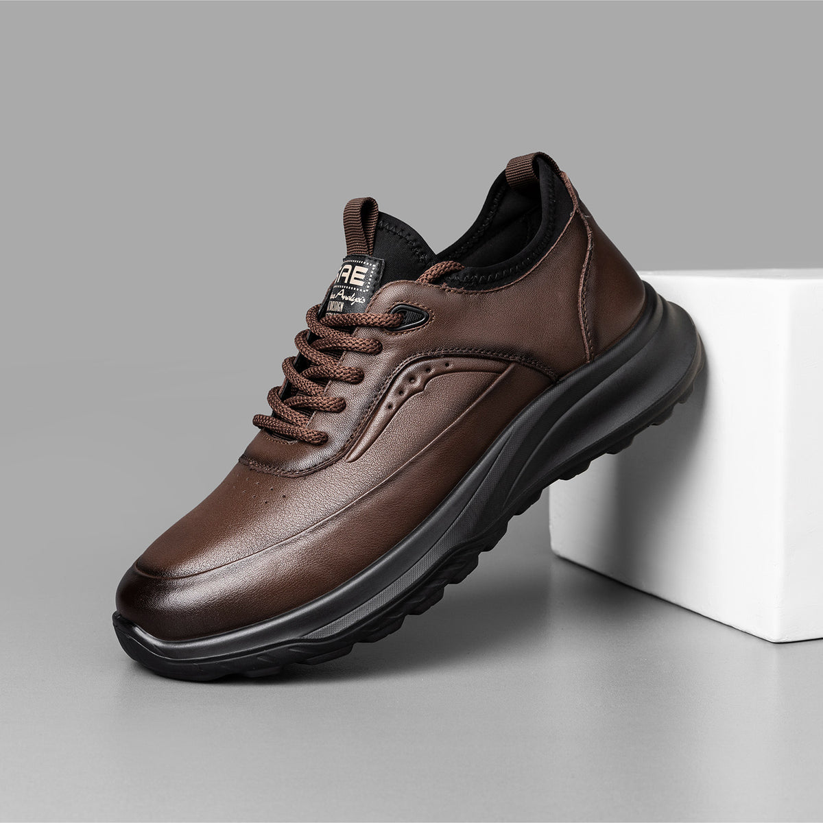 Men's Rich Lego Lightweight Comfort Versatile Business Leather Shoes