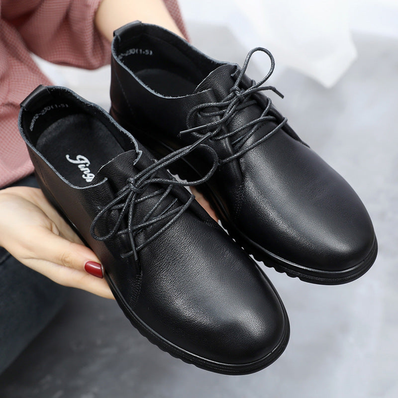 Women's Spring First Layer Pumps Comfortable Soft Bottom Flat Women's Casual Shoes
