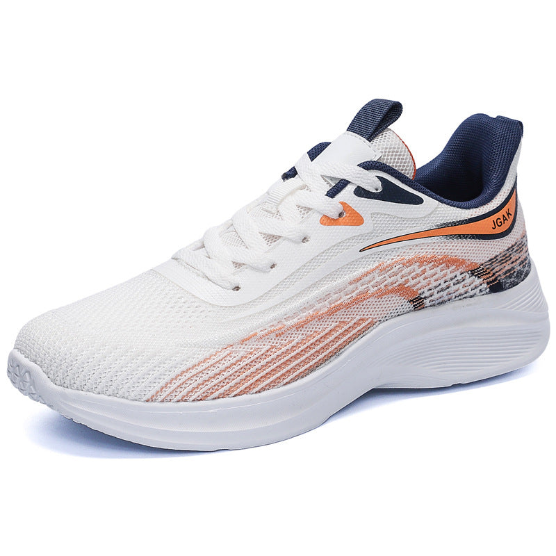 Men's Plus Size Trendy Flying Woven Mesh Sneakers