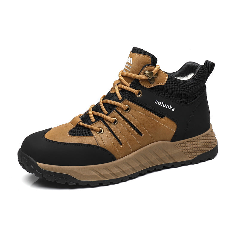 Men's Leisure Real Double Face Wool Winter Men's Shoes