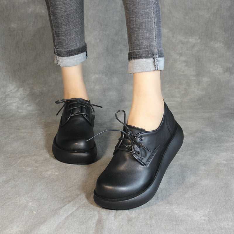 Women's Thin Big Head Ethnic Fashion Handmade Casual Shoes
