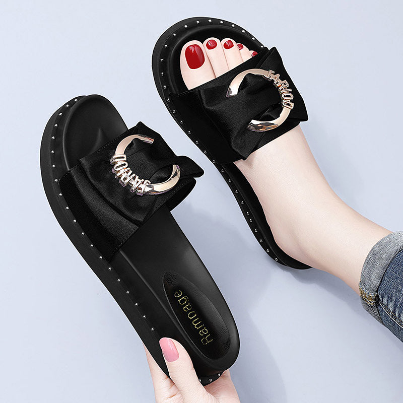 Women's Summer Outdoor Fashionable Versatile Flat Bottom Sandals