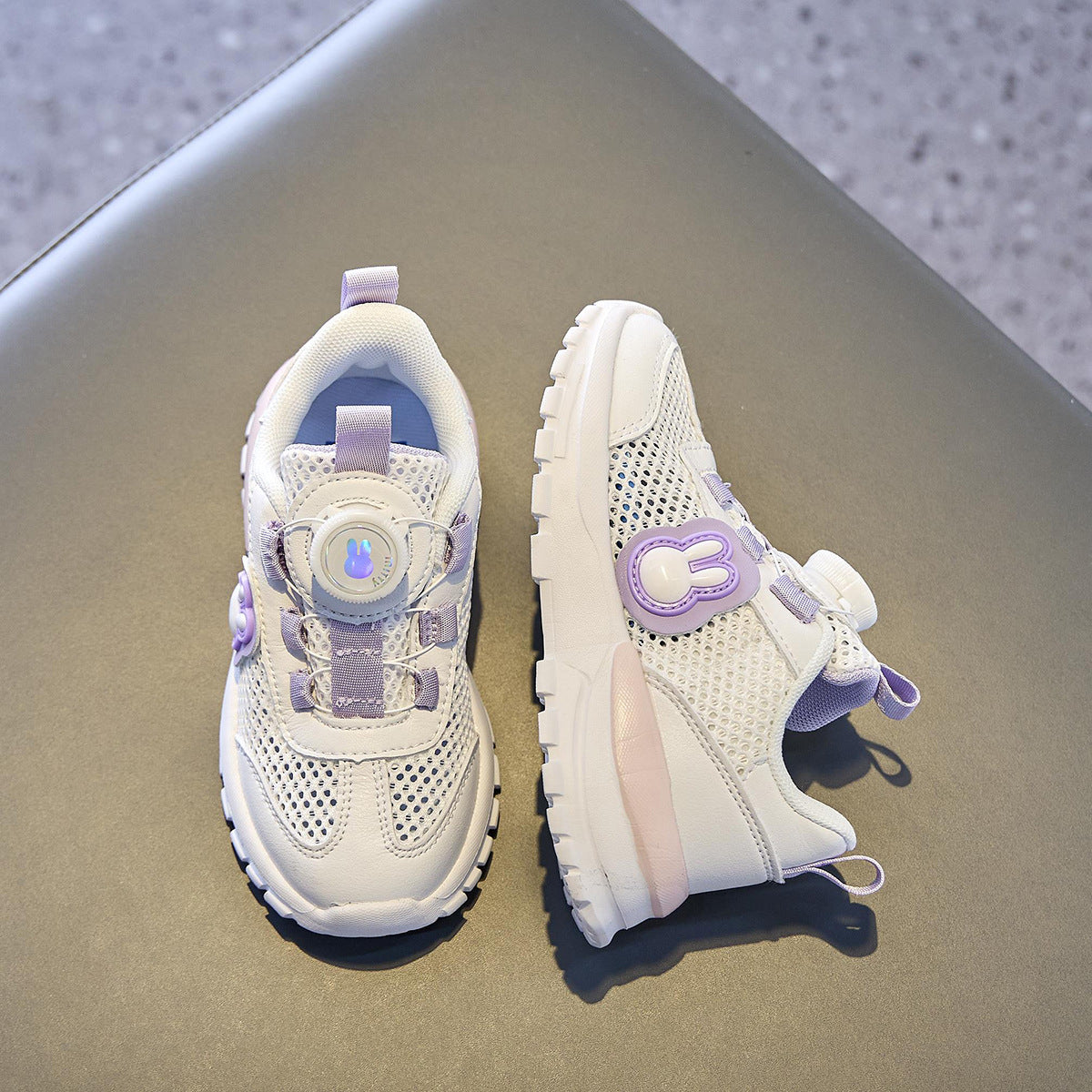 Children's Summer Hollow Mesh Breathable Running Fashionable Kid's Sneakers