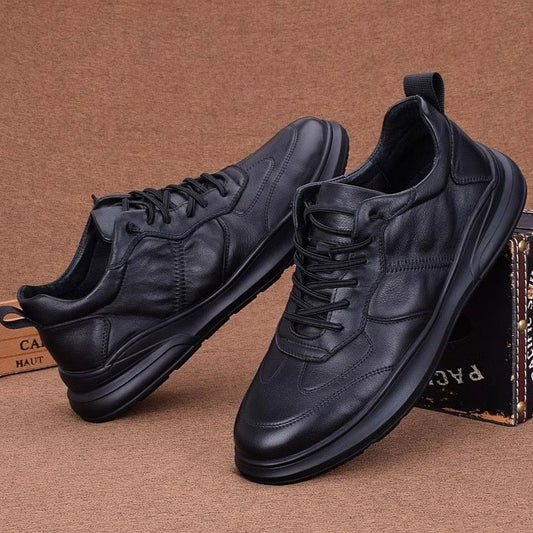 Men's Genuine Sports Fashionable Autumn Versatile Trend Leather Shoes