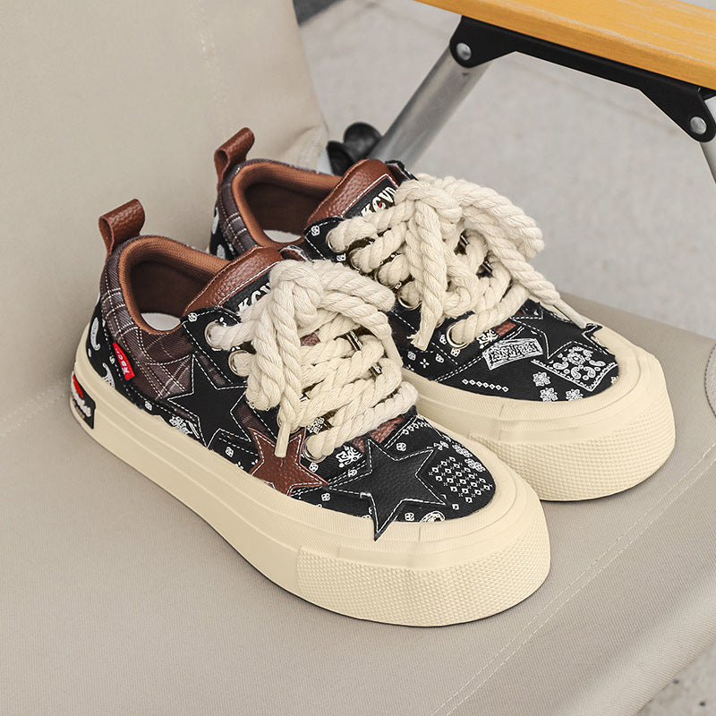 Women's Trendy Breathable Lovers Thick Bottom National Sneakers