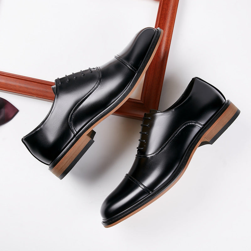 Men's Summer Formal Wear Three Joint Oxford Derby Korean Men's Shoes