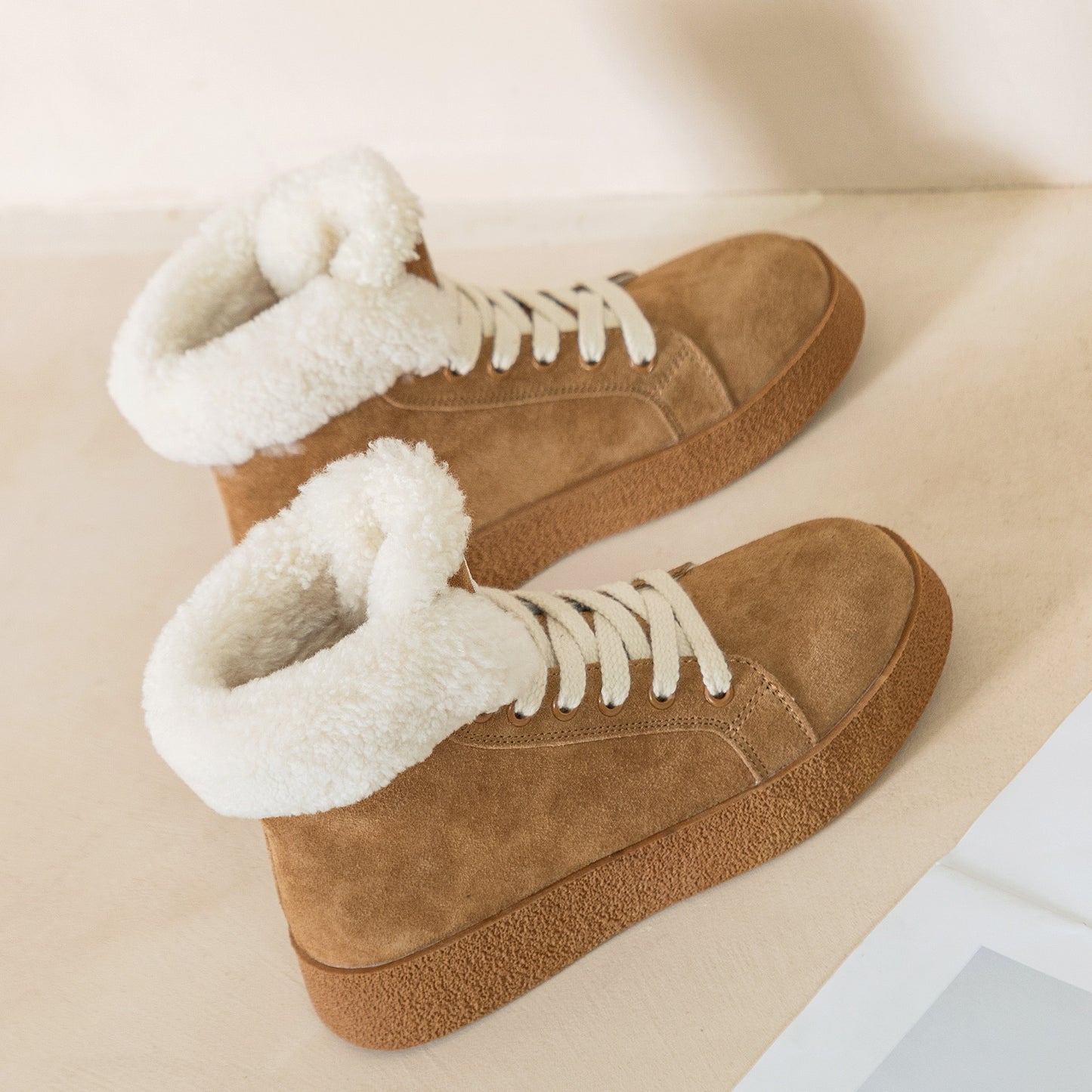 Women's Fleece Lining Thickened Northeast China Warm Snow Boots