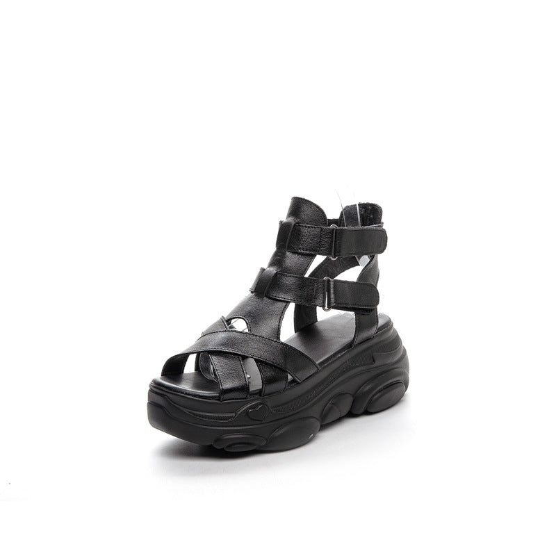 Women's Hot Dad Thick-soled Summer Sports Real Sandals