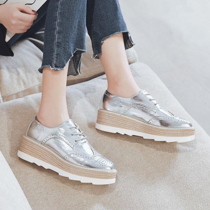 Small Autumn Versatile Height Increasing Leisure Casual Shoes