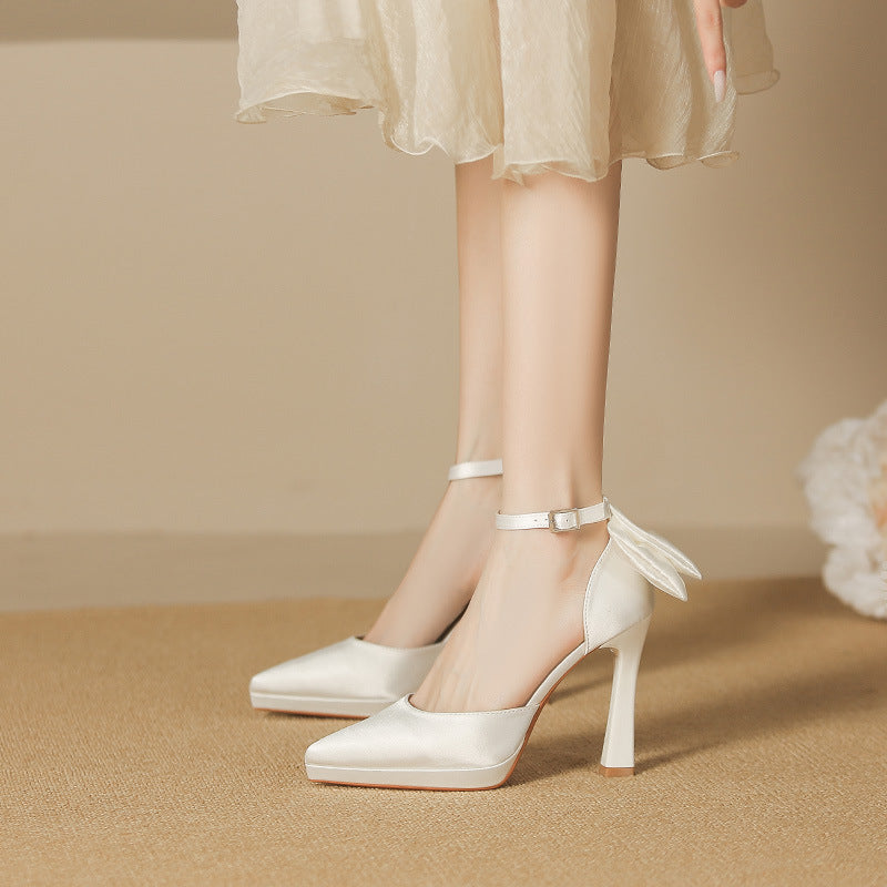 Women's Stiletto High Waterproof Platform Not Tired Heels