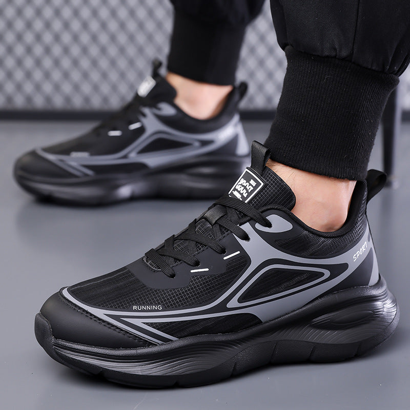Men's Plus Size Running Fashion Sports Green Sneakers